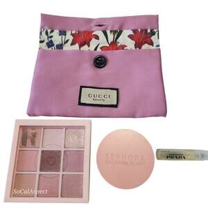 Pink Gucci Beauty Pouch holika pinkology sephora goodie bundle